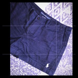 Women’s navy Polo Sport shorts